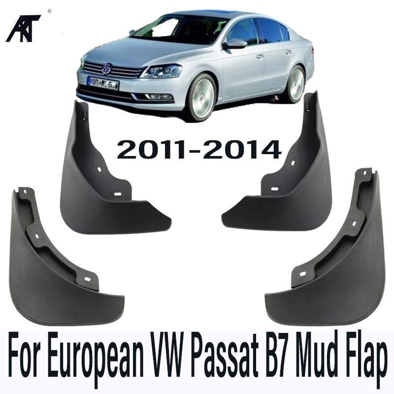Передние и задние литые автомобильные брызговики для VW Passat B7 2011 2012 2013 2014 Брызговики Брызговики Брызговики