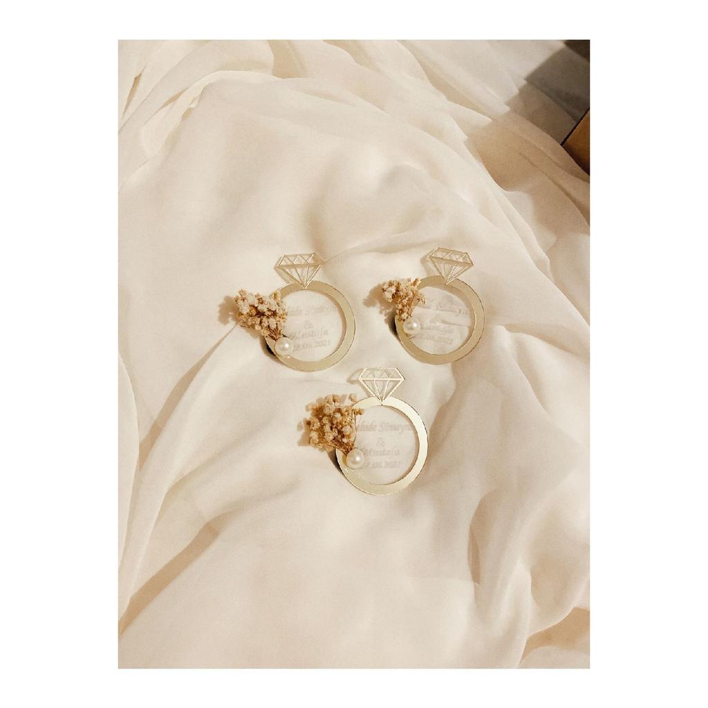 Магнит-пасьянс золотого цвета, 30 штук, обещание, помолвка, свадебные украшения из хны для особого дня