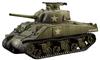 Italeri 1/56 Масштаб Танк M4 Sherman США Второй мировой войны с 75-мм пушкой, Пластиковая модель (IT25751)