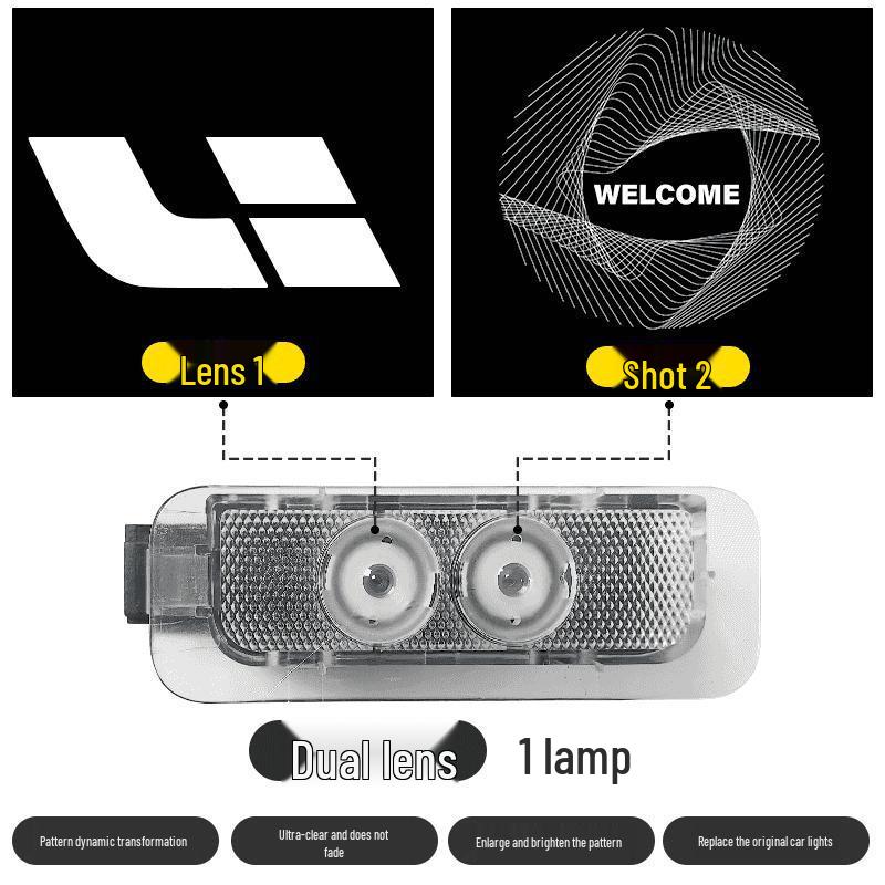 Perfect for Ideal L9 Welcome: ONE Car Door Projection and Dynamic L6, L7, L8 Ambient MEGA Welcome Lights.