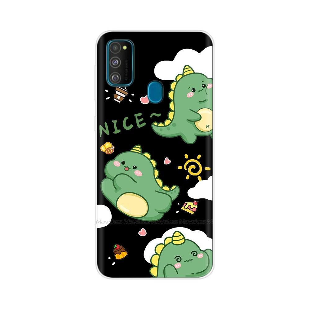 Для Samsung Galaxy M21 M30S Чехол Задняя крышка Прозрачный Мягкий Силикон ТПУ Чехол для телефона Для Samsung M21 M30S Прозрачный Ударопрочный Coque Оболочка