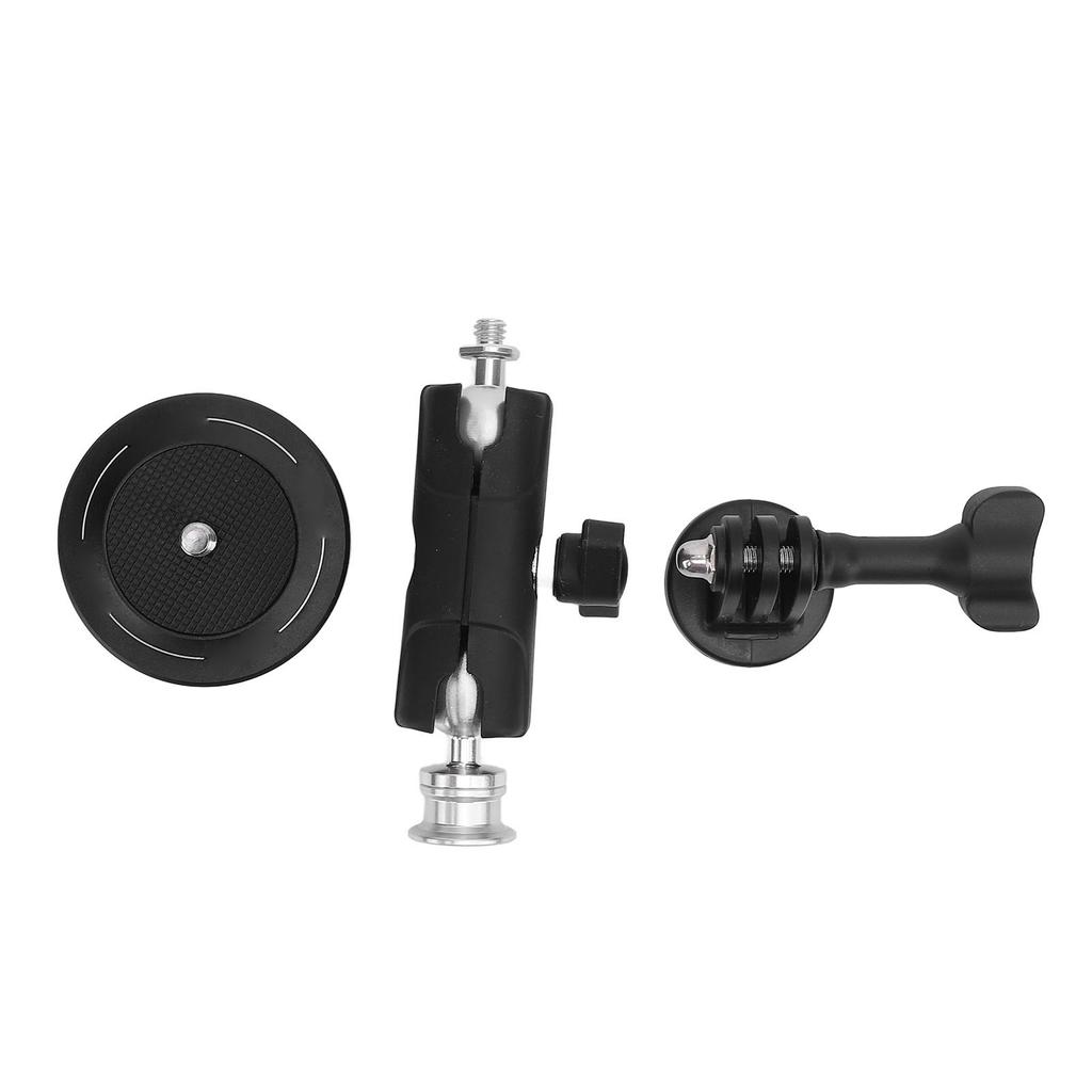 Magnetic Action Camera Mount Multi Angle Adjustment with 14 Screw 2 Ball Head Outside Car Camera