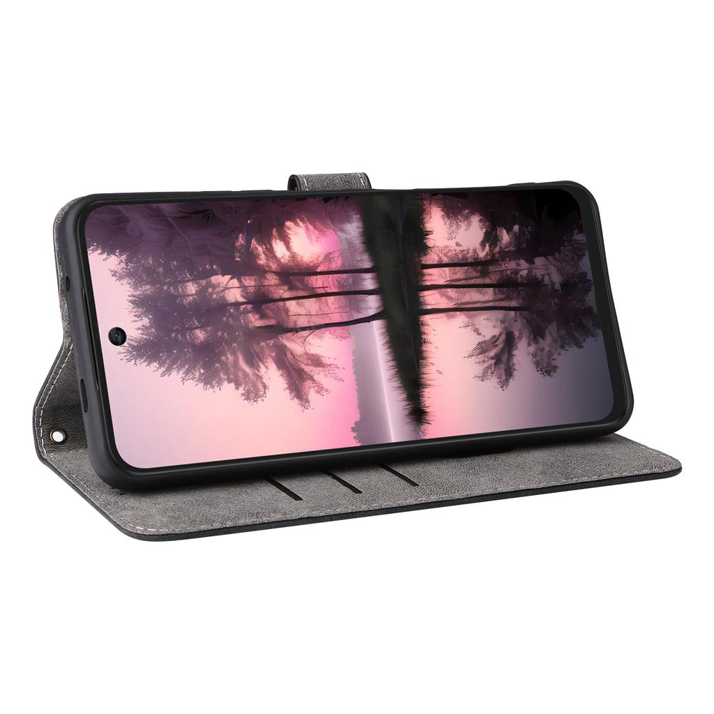 For TCL 60 SE NxtPaper 5G Case Wallet RFID Blocking PU Leather Phone Cover Stand with Strap