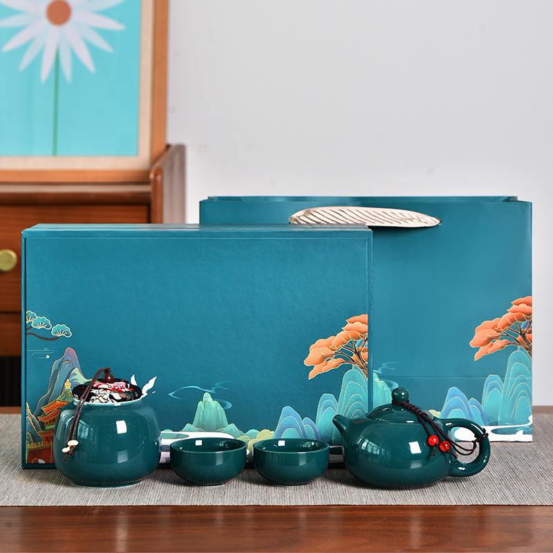 Креативный новый китайский стиль Гочаофэн набор для кунг-фу чая компания ежегодное собрание отправить клиентам деловые подарки