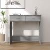 VidaXL Desk Sonoma Grey 80x40x75 Cm Engineered Wood 815475
