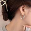 Elegant Geometric Charm Ear Clips for Modern Women Fashionable U-shaped Earrings Handmade Daily Wear Accessories