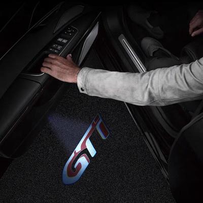 1 шт. Для Peugeot GTI 208 308 508 2008 3008 5008 206 106 407 106 RC Логотип Светодиодные приветственные огни для дверей автомобиля Лазерный проектор Декоративная лампа