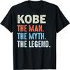 KOBE Легенда Имя Персонализированная Милая Идея Мужская Винтажная Футболка KOBE