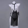 Желание бондажа * сексуальная сетчатая прозрачная ночная рубашка с открытой грудью флирт секс нижнее белье соблазнение секс нижнее белье