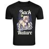 Back To Nature Медведь Лес Дикая Природа Графическая Футболка