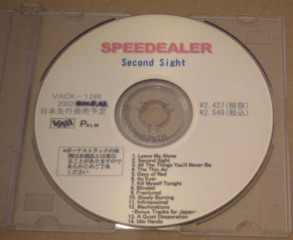 CD SPEEDEALER - Second Sight VACK1246PROMO Palm Pictures 2002 Japan Rock Used
