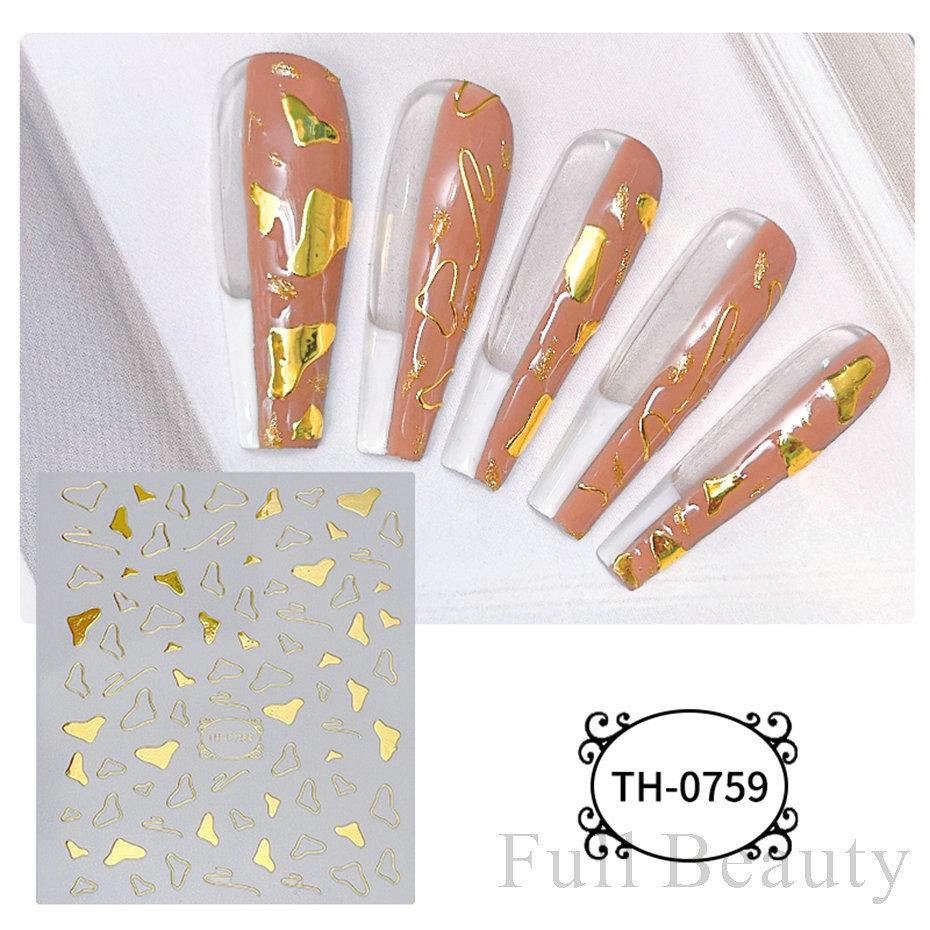 Nail Art Sticker, European And American Style Snake Year Cartoon Snake Pattern Small Spirit Snake Thin Tough Adhesive Nail Sticker