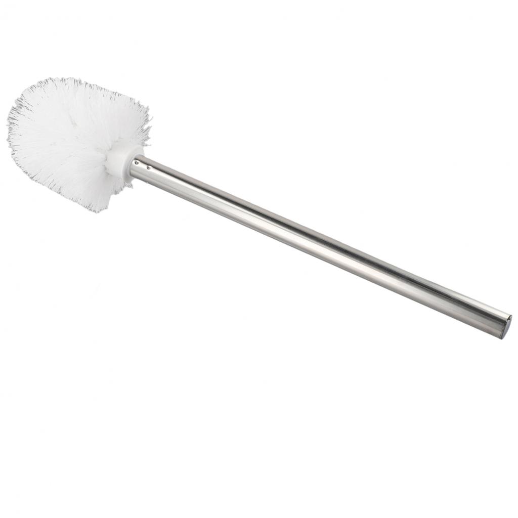 New Accessories Toilet Brush Scrubbers Head & Handle Stainless Steel Bathroom