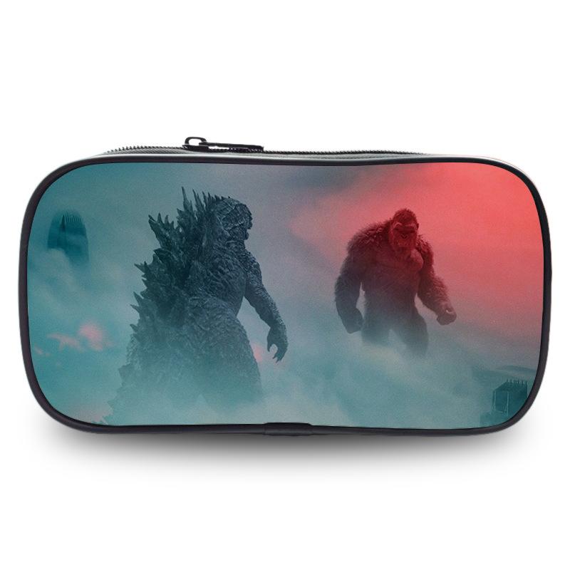 Godzilla Wars King Kong Pencil Case Stationery Case Pencil Case Student Office Pencil Bag Student Pencil Bag Stationery Storage Bag