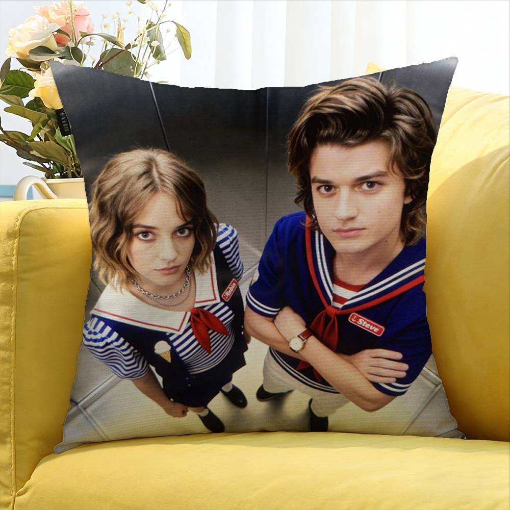 Actor Joe cool Keery Various Sizes Square Pillow Case For Car Home Bedchamber Decor