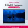17,3-дюймовый IPS-монитор с сенсорным экраном для Raspberry Pi 5/4B/3B и Jetson