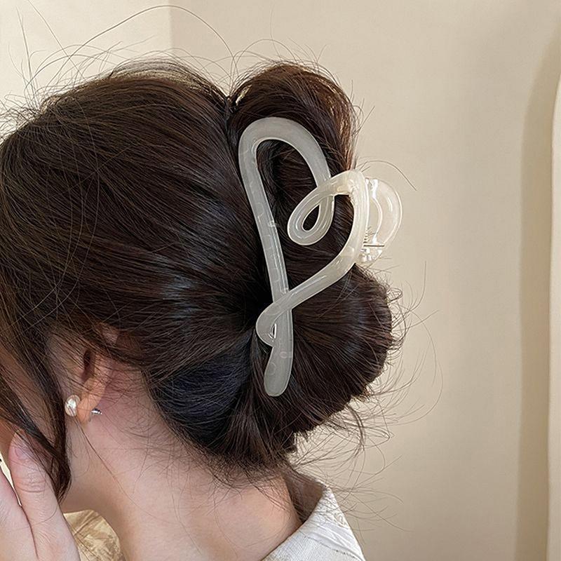 Большие заколки-крабы для густых волос, аксессуары, женский головной убор, Ins, пластиковые, зажим-краб, заколки для волос, подарки