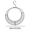 Bird Nesting House Bird Nesting Heart Holder Metal Birdhouse with Hook Hummingbird Nest Material Station for Wild Birds Outdoor