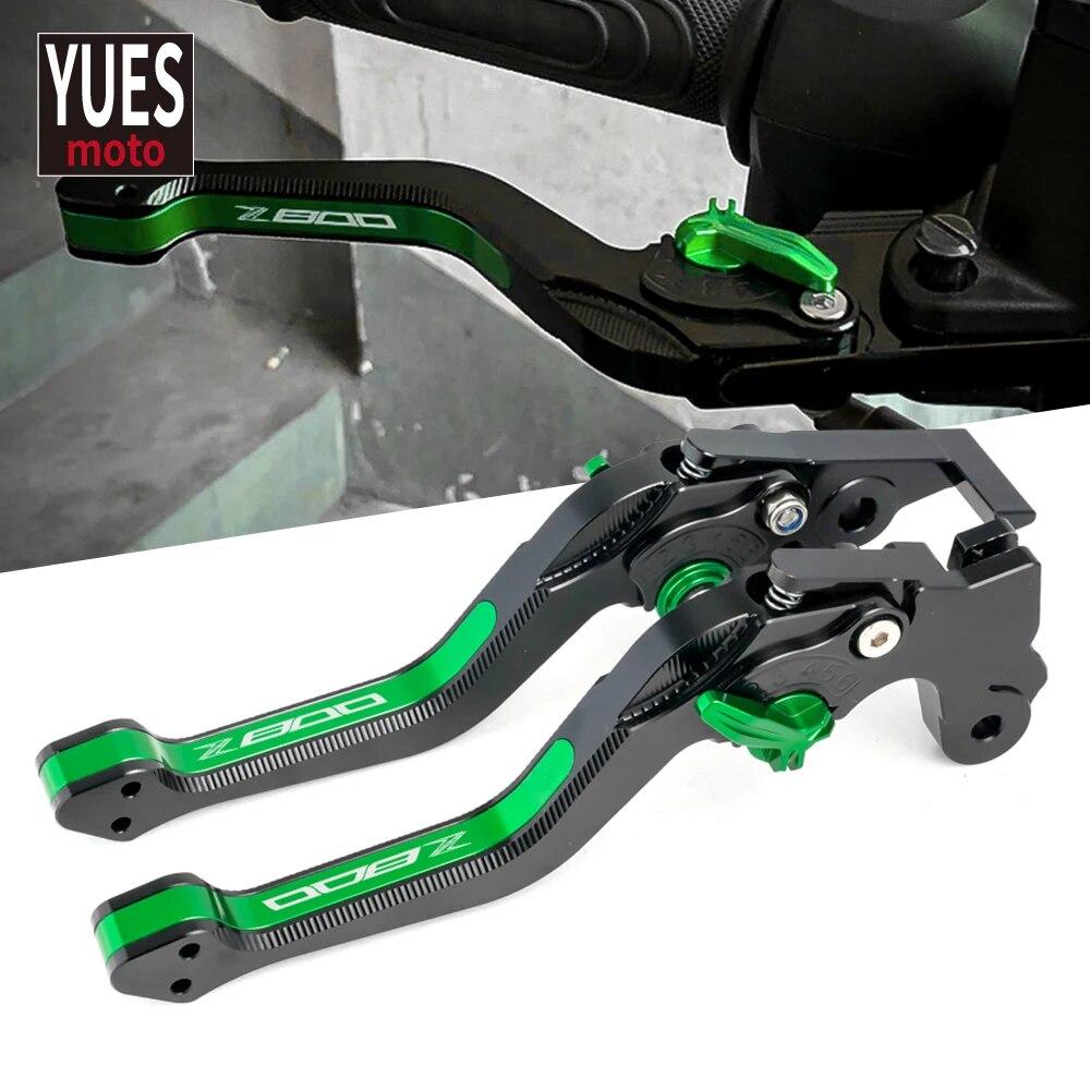 Аксессуары для мотоциклов, короткие регулируемые тормозные рычаги с ЧПУ, 3D ромб, новые рычаги для Kawasaki Z800 E версии Z 800