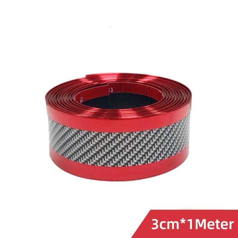 Автомобильная наклейка, защитная полоса для порога, защита от царапин, углеродное волокно, защита края двери автомобиля, бампер, багажник, Flim наклейка для автомобиля