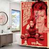 British Rock Singer D-David_B-Bowie Funny And Creative Beach Shower Curtain Waterproof Polyester Bath Curtains For Bathroom