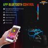 2 шт. 90 см светодиодные антенны для RZR RGB неоновая полоса управление с телефона светодиодные ленты 3 фута флаг спираль светодиодный хлыст светодиодные фонари для UTV ATV