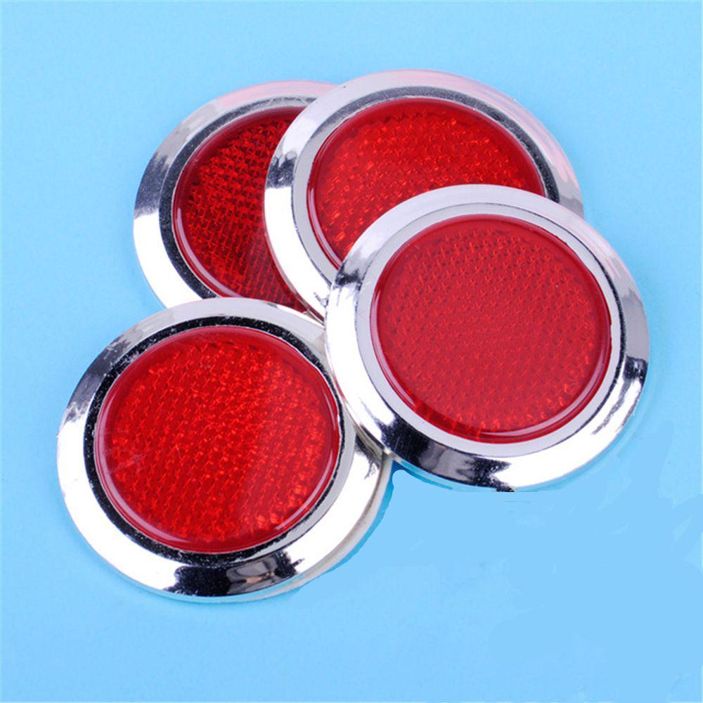 Покрытые красные автомобильные самоклеящиеся предупреждающие светоотражающие наклейки, отражатель, светоотражающие полосы