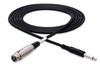 Hosa PXF-105 1,5 м XLR Female to Mono Phone Plug аудиокабель