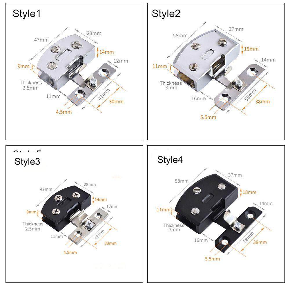 Home Connector Hardware Furniture Supplies Glass Door Hinge Cabinet Hinge Clip Window Accessories