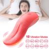 10 Mode Tongue Licking Vibrator Mini Sex Toys for Women Clit Stimulator G-spot Nipple Female Masturbator Couples Product