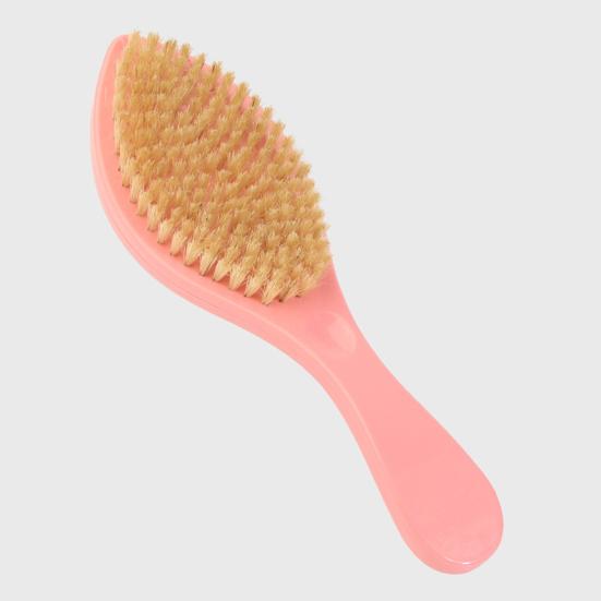 Men Beard Brush with Ergonomic Handle Nylon Boar Bristle Curved Wave Beard Straightener Brush Home Salon Men Mustache Grooming Styling Tools