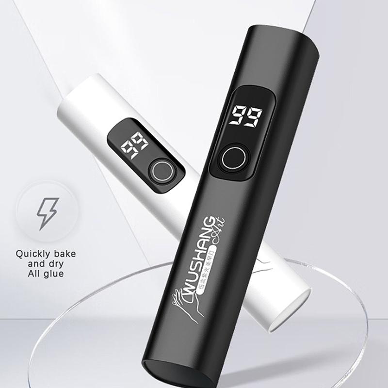 Мини и портативный салонный быстросохнущий USB перезаряжаемый цифровой дисплей Screenled лампа для ногтей