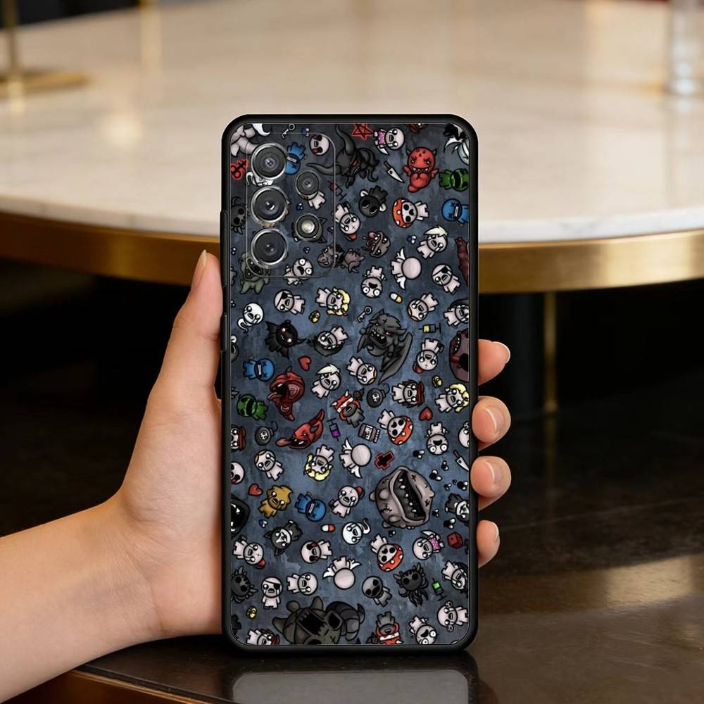 Чехол для телефона B-Binding Of I-Isaac-AC из мягкого силикона, черный, для Samsung Galaxy A73, A72, A71, A70, A53, A52, A51