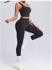 Спортивное нижнее белье Lulu Lycra Женский ударопрочный бюстгальтер для йоги с эффектом масла и нагрудными вкладышами