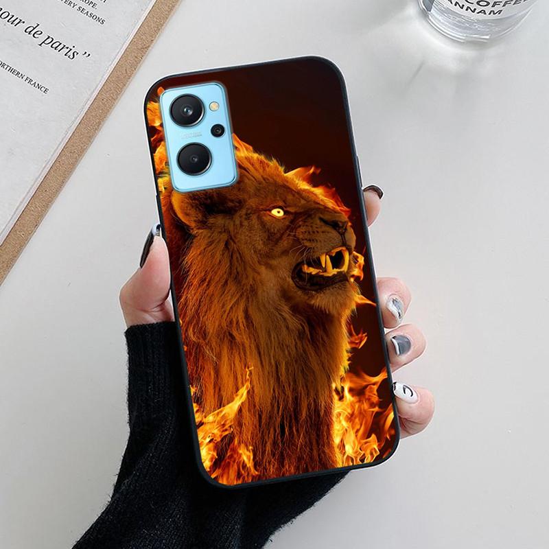 Чехол для OPPO Realme 9i Модный Панда Цветок Мягкий Силикон Задние Чехлы для Realme9i 4G Realme9 i Чехол RMX3491 чехол Fundas сумка