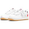 Nike Air Force 1 LV8 NBA White Crimson Gum GS Sneakers CT3842-101