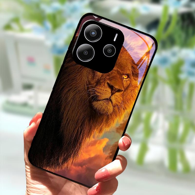 Чехол Для Redmi Note14 Стеклянный Чехол 14 Pro 4G 5G Новый Популярный Закаленное Стекло Чехол для Телефона Для Redmi Note 14 Pro+ 5G Защитные Чехлы