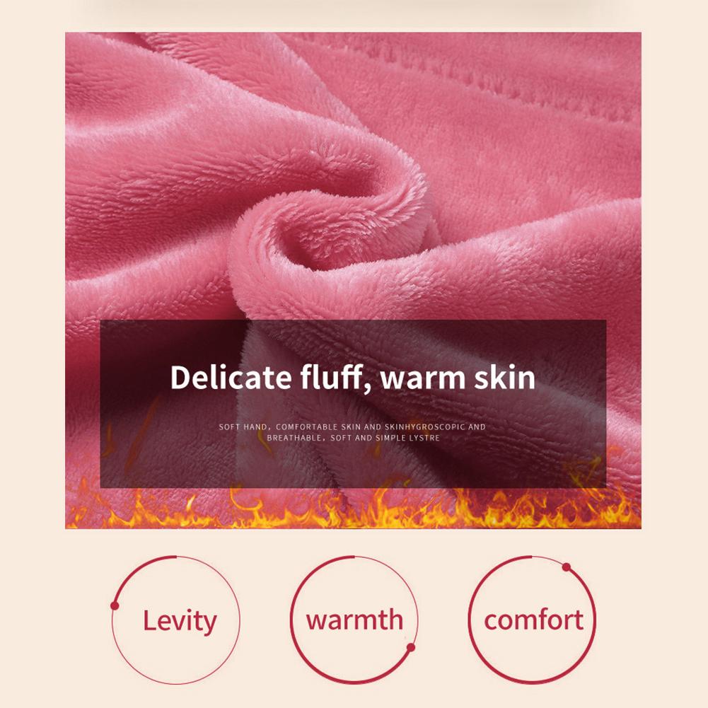 Wearable Heating Electric Blanket Shawl 3 Heated Level Throw Blanket  USB Interface Coral Velvet Heated Fast Heating Heated Mat
