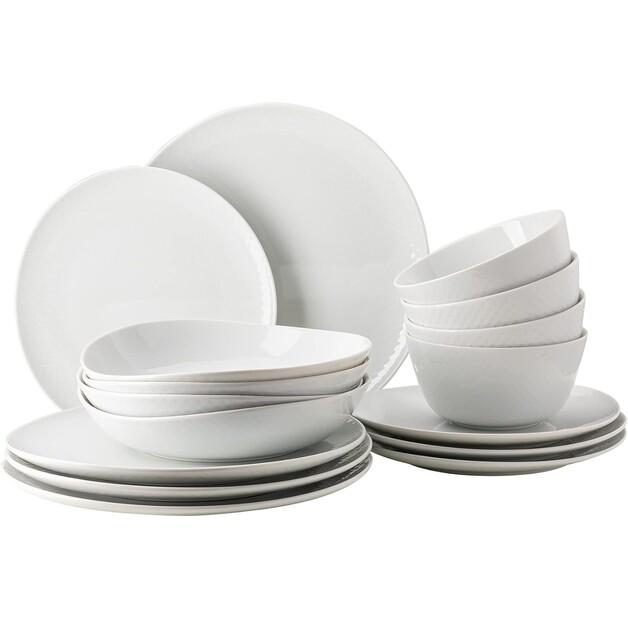Сервиз Rosenthal Junto из белого фарфора, 16 предметов (10540-800001-28643)