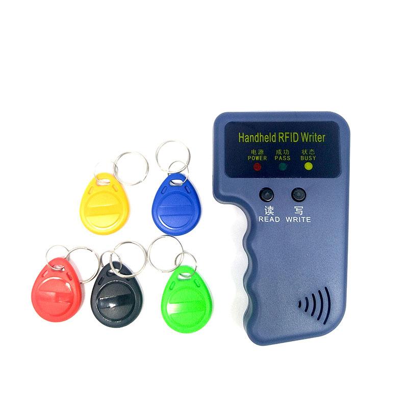 Ручной 125KHz TK4100 EM4100 RFID Копир Записывающее устройство Дубликатор Программатор Считыватель + EM4305 T5577 Перезаписываемые ID Брелоки Метки Карты