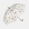 Прозрачный зонт 60см, корейский популярный бандай