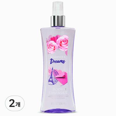 Body Fantasy Body Mist Romance & Dreams, 236 мл, 2 шт.