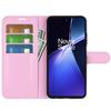For OnePlus Nord CE4 Lite 5G/Oppo K12x 5G (China) Phone Case Litchi Texture Shockproof Leather Wallet Cover