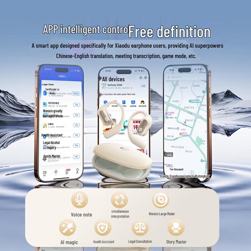 Xiaodu S108 Bone Conduction Bluetooth Earhook Headset