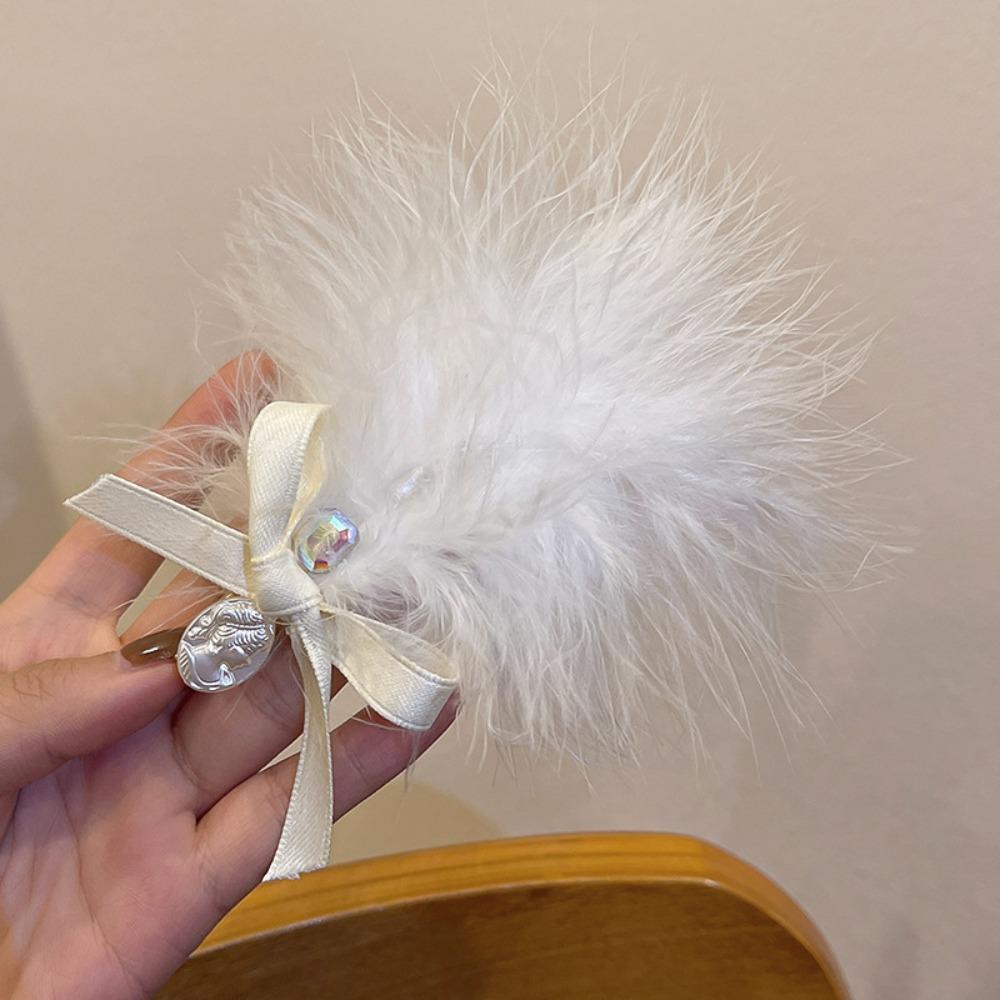 Wedding Gifts Photo Props Feather Hair Clip Korean Style Hairpin Female Barrettes Hair Accessories