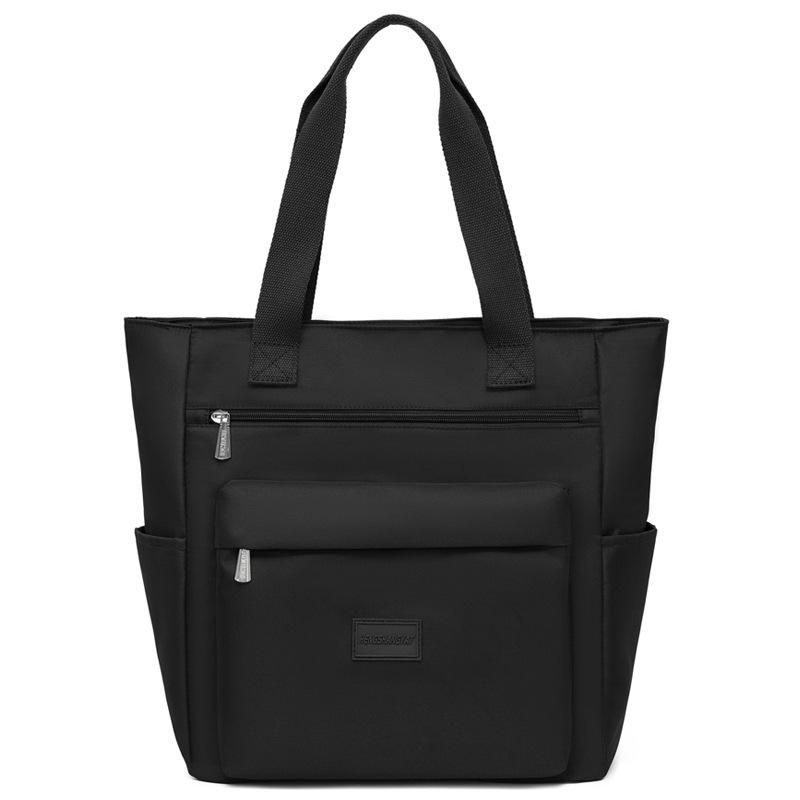 Женская сумка через плечо большой вместимости, сумка-тоут, водоотталкивающая нейлоновая сумка