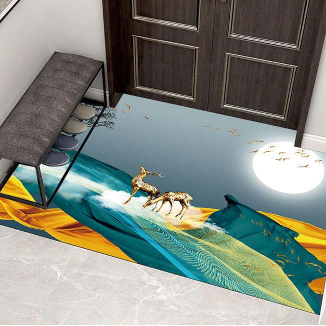 Входной коврик Напольные коврики Нескользящая основа Резиновый Приветственный придверный коврик Коврик для ванной комнаты Кухонный коврик