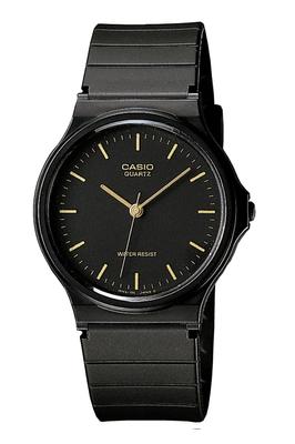 Часы, Casio Collection, [Официальный японский продукт] Модель, эксклюзивная для Интернета MQ-24-1ELJH, Мужские, Черные x Золотые