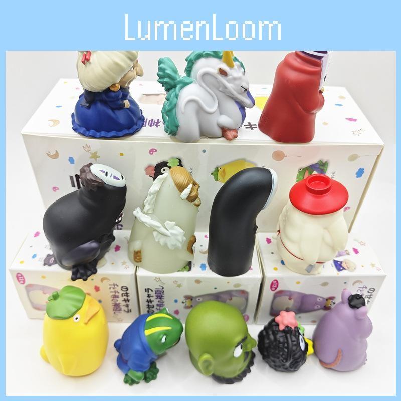 Spirited No Away Face Man Anime Character Figure Abs Collectible Finger Set Toy