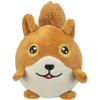 Jouet peluche pour chien ecureuil rond Trixie (x2)